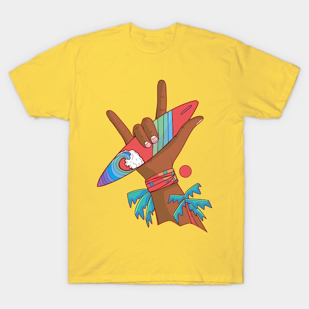 Surfing life T-Shirt by Swadeillustrations